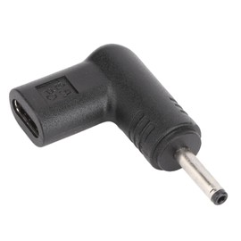 90 Degree Angled Type C Female to 3.0 * 1.1mm Adapter, Support Up to 100W, USB C to DC 18.5‑20V 3.0x1.1mm Adapter PD Fast Charging Adapter.