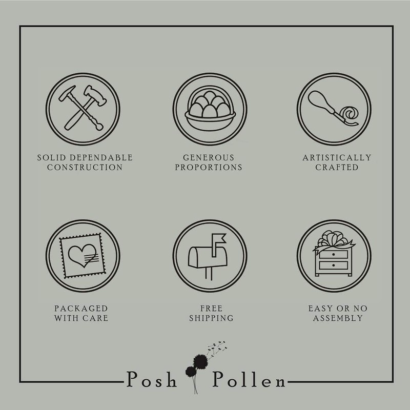 Posh Pollen Aiden Writing Desk - Oak