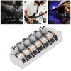 Headless Guitar Bridge Tailpiece 6 String Saddle with Worm Involved