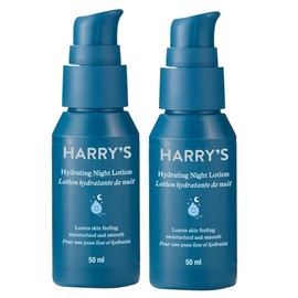 Harry's Hydrating Night Lotion - Rejuvenating Night Moisturizer for Men - Niacinamide Face Cream - Dermatologist-Tested - Bedtime Face Cream- 1.7 oz - 2 Pack