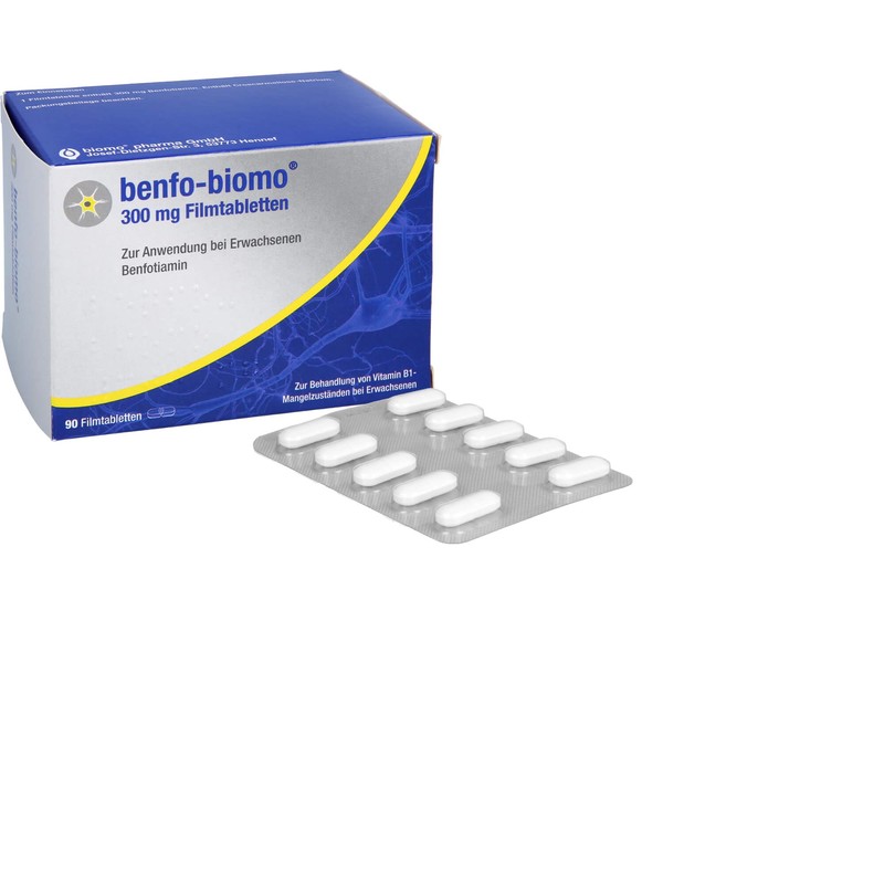 BENFO-biomo 300 mg film-coated tablets, pack of 90