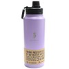 Aquapelli Viola Purple Vacuum Insulated Water Bottle, 34 oz
