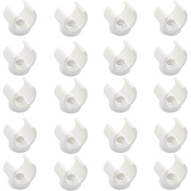 20 Pcs PEX Water Pipe Clamps PVC Pipe Holder, Plastic U-Hook PEX Pipe Support Hangers, PEX Pipe Clips, PEX Tubing Clamp Tool (3/4")