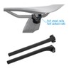 Ahvqevn Bicycle Seatpost Clamp Carbon Saddle Rail Adapter 7x7mm Bicycle