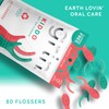 GRIN Kiddo Flossers, Berry Awesome Flavor, Recycled Plastic, Jumbo Grip,