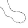 NKlaus 2.3 mm Wide Silver Byzantine Chain (Length Selectable 19.5