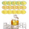 30 Square ice Cubes,15 Artificial Fruit Lemon Slices, Suitable for