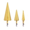 Flintronic HSS Step Drill Bit Set 3 Pieces, Hex Shank