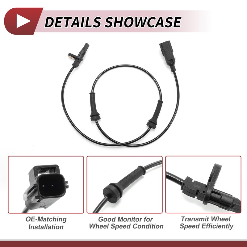 HEROFFIX ABS Wheel Speed Sensor Front Left Right ABS Sensor