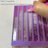 Diamond Art Ruler Tools,Non-Slip Textured Grid Ruler for Diamond Art,Dia-mond