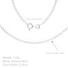 Tuscany Silver Women's Sterling Silver Diamond Cut Trace Chain of
