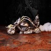 Nemesis Now Wheels of Steel 29cm Steampunk Motorcycle Skeleton Figurine,