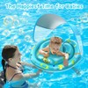 Baby Pool Float with Canopy Removable UPF50+ UV Sun Protection,Third-Generation