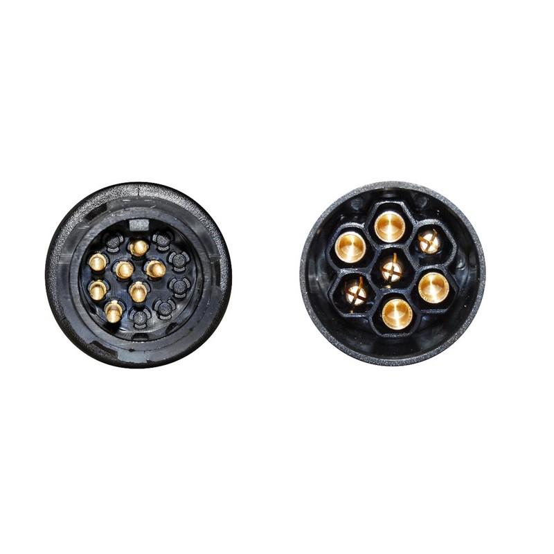 T.F.A. 88006 Short Adaptor 13 to 7-Pin Rotatable Plastic