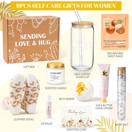 Self Care Gifts for Women Get Well Soon Gifts Care Package, Thinking of You Gift for Women Relaxing Spa Feel Better Gift, Mental Health Stress Relief Box Mothers Day Ideas for Mom Her Sister Friends