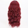 AISI HAIR Red Wig for Women Medium Length Wave Curly