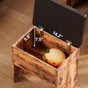 LIKIMIO Small Makeup Vanity Desk with Mirror and Lights, Vanity