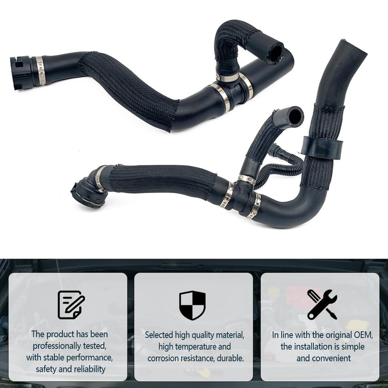 Upper/Lower Coolant Hose for Compass 2.4 2017-22 Rad Hose 53372349