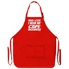 When I Cook I Wear My Cape Backwards Funny Apron