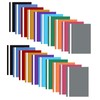 20Pcs Plastic A4 Project Folders: A4 Display Folder Presentation Folders