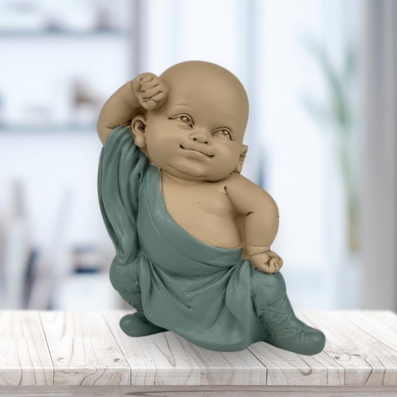 Typical Buddha Statue - GongFu 2 - Baby Buddha Symbolically