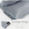 Satin Pillow Shams 2 Pcs Super Soft and Luxury Pillowcases