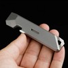 UCCKEYI TC4 Titanium Keychain Pry Bar Pendant Tool Crowbar Opener