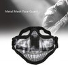 Metal Mesh Face Guard Tactics Half Cover Protective for Paintball