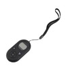 Pocket Radio Black with Backlight Rechargeable LCD Display 500mAh Portable