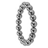 10mm Round Terahertz Beads Bracelet Energy Stone Elastic Flexible Stylish