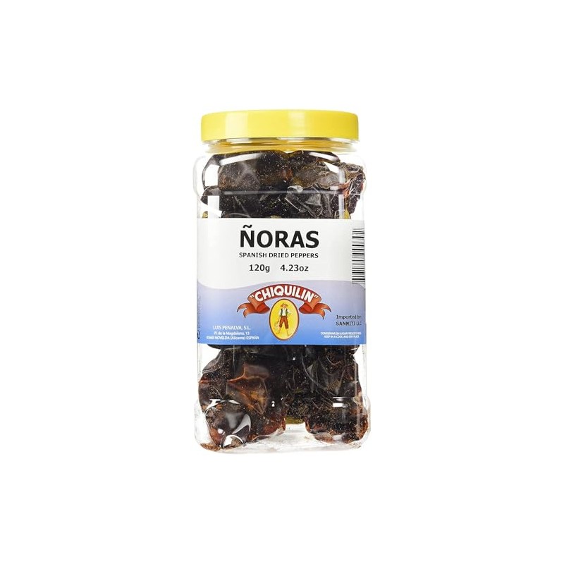 CHIQUILIN Noras Dried Whole Peppers - 120g/4.23oz