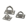 5pcs Eye Plate Ceiling Hook Wall Stainless Steel Pad Eye