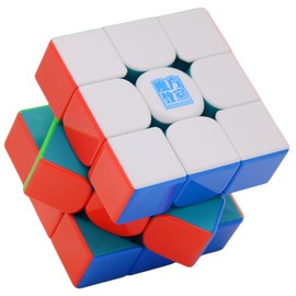 Bucubke Moyu Super RS3M V2 Ball Core UV 3x3 Magic Cubes 2023 Puzzle Magic Cube MFJS Super RS3 M V2 Magnetic Floating Ball Core Positioning Magic (Maglev Ball-Core UV Version) Stickerless Cube