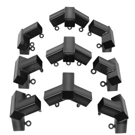 Aoneky Square 1.5'' Corner Canopy Fitting Couplers Kit - Frame Carport Connectors (6-Legs Kits)