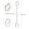 sourcing map Thin Combination Wrench Metric 13mm 6-Point Ended Box