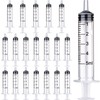 [50 Pack] HYCKee 5ML Plastic Syringe, Multiple Uses Measuring Syringe