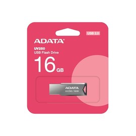 ADATA 16 GB Memoria Flash USB 2.0 Color Plata con Negro (Modelo UV250)