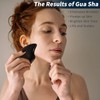 Gua Sha Facial Tools Bian Stone Scraping Massage Comb Guasha