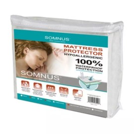 SOMNUS Sleep Comfort Series Mattress Protector, King, Bed Liner, Waterproof