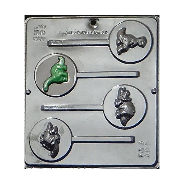 Dinosaurs Lollipop Chocolate Candy Mold Dinosaur 295