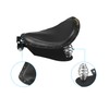 Motoforti Motorcycle Solo Driver Seat Saddle Cushion with Spring Base