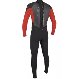 O'Neill NEW O'Neill Reactor-2 3/2mm Full Body Mens Black/Red  Wetsuit SIZE LARGE SHORT