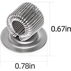 6Pcs Silver Manganese Steel Pen Holder Clips Self Adhesive Pencil Organizer with Adjustable Spring Loop for Erase Board Whiteboard Bulletin Board Refrigerator Map Office Home Fit Any Size ﻿