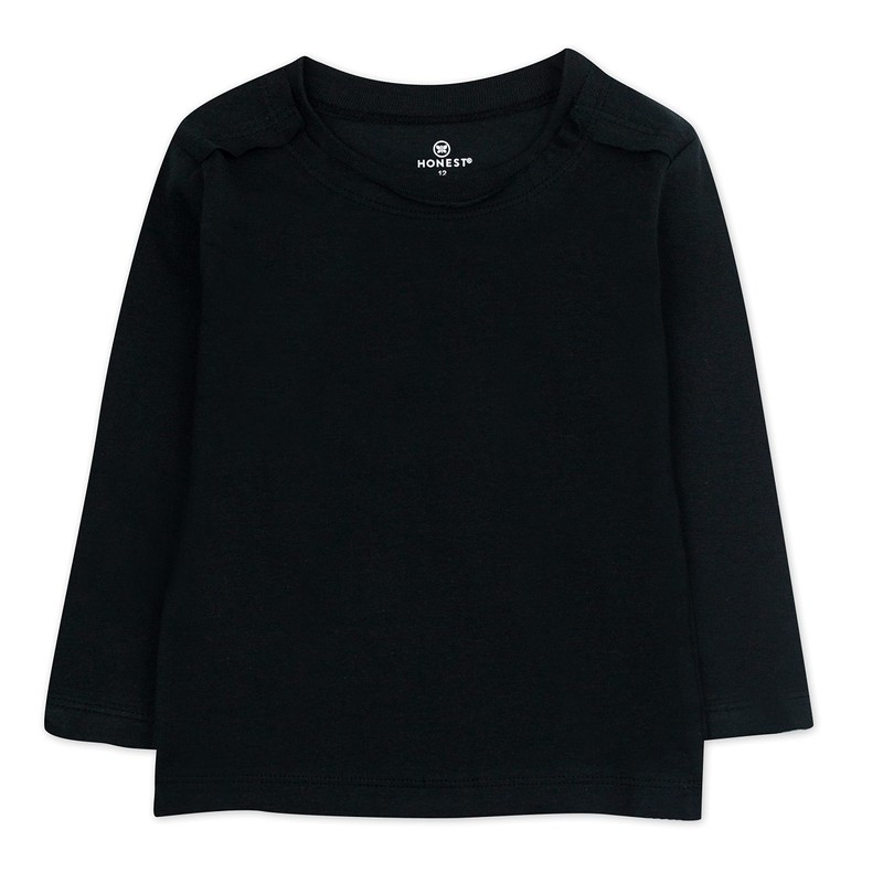 HonestBaby baby girls Organic Cotton Long Sleeve Tshirts Multi Pack
