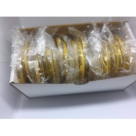 ALLTAPESDEPOT ATG Transfer Gun Double Side Refill Tapes, Reverse Wound Adhesive Transfer Tape Acid Free Gold Paper Liner ATG-7502, 1/4" X 36YD Pack of 3