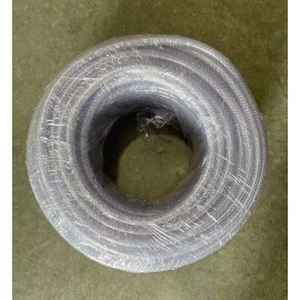 Kentak 1/2" Clear Vinyl Braided Hose Reinforced Food Grade Tubing S0H-006 Kentak 50ft