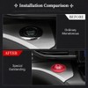 LECART Red Start Button Cover Sticker Fit for Ford Explorer