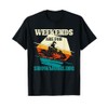 Weekends Are For Snowmobiling Winter Snowmobile Rider Gifts T-Shirt