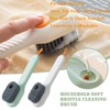 Liquid Adding Soft Fur Cleaning Brush, Multifunctional Cleaning Brush with