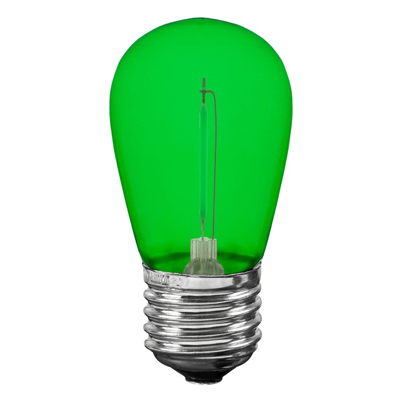Novelty Lights Outdoor String Light Replacement Bulbs, 5 Pack S14